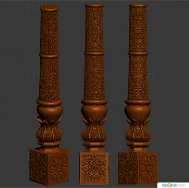 Pillar (ST_0399) 3D model for CNC machine