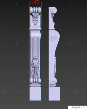 Pillar (ST_0405) 3D model for CNC machine