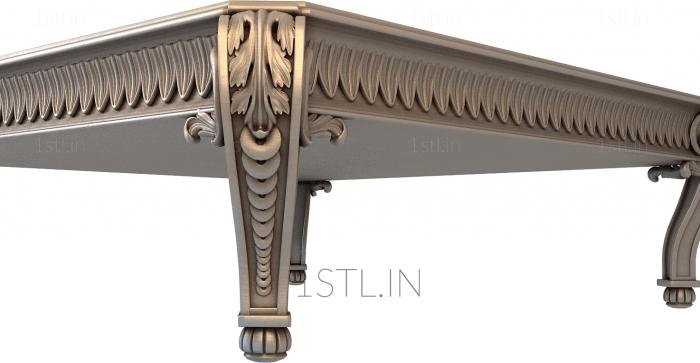 टेबल (STL_0027) सीएनसी मशीन के लिए 3D मॉडल