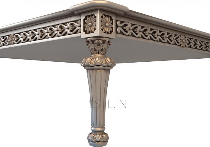 टेबल (STL_0107) सीएनसी मशीन के लिए 3D मॉडल