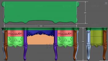 Tables (STL_0178) 3D model for CNC machine