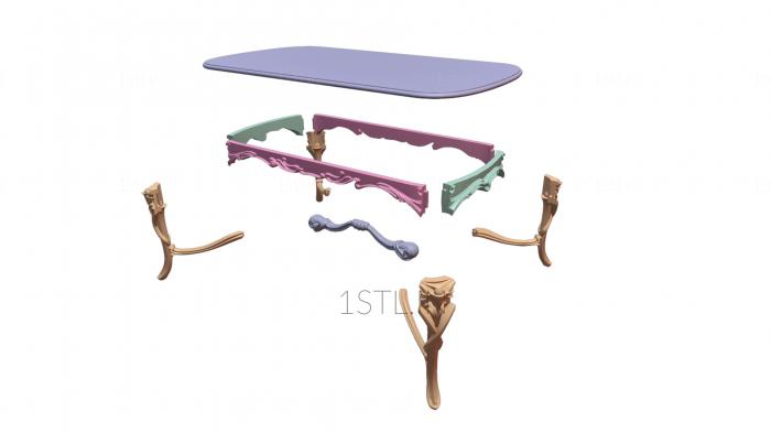 Tables (STL_0185) 3D model for CNC machine