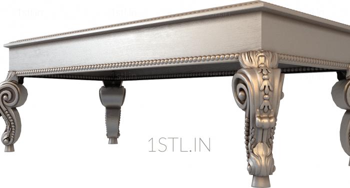 टेबल (STL_0250) सीएनसी मशीन के लिए 3D मॉडल
