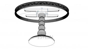 Tables (STL_0291) 3D model for CNC machine