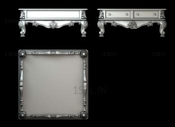 Tables (STL_0301) 3D model for CNC machine