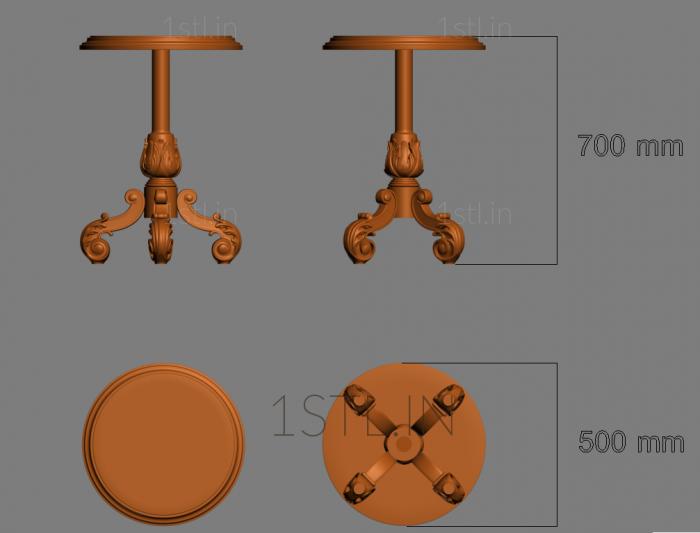 टेबल (STL_0390) सीएनसी मशीन के लिए 3D मॉडल