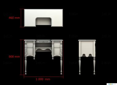 Tables (STL_0415) 3D model for CNC machine