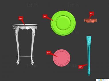 टेबल (STL_0422) सीएनसी मशीन के लिए 3D मॉडल