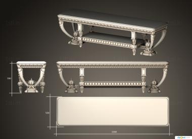 Tables (STL_0458) 3D model for CNC machine