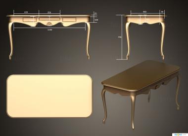 Tables (STL_0463) 3D model for CNC machine