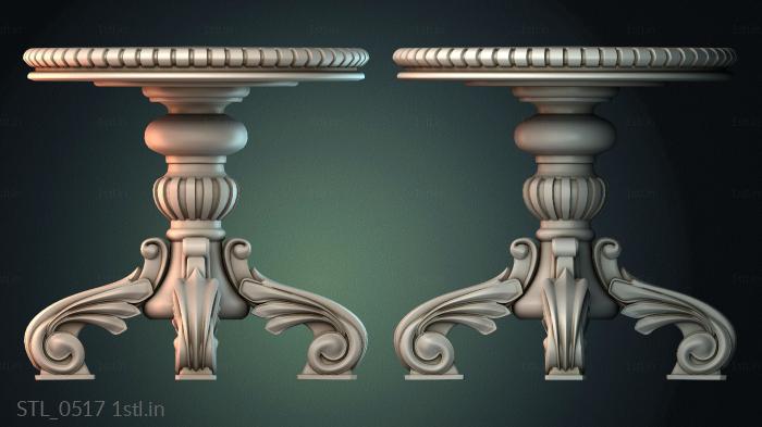 Tables (STL_0517) 3D model for CNC machine