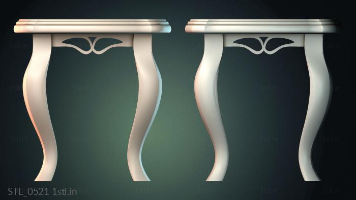 Tables (STL_0521) 3D model for CNC machine