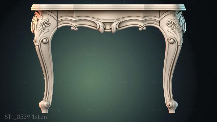 Tables (STL_0539) 3D model for CNC machine
