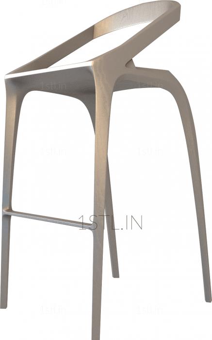 कुर्सी (STUL_0017) सीएनसी मशीन के लिए 3D मॉडल