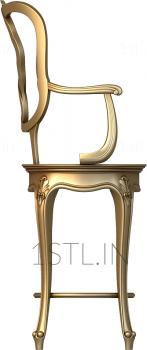 Chair (STUL_0020) 3D model for CNC machine