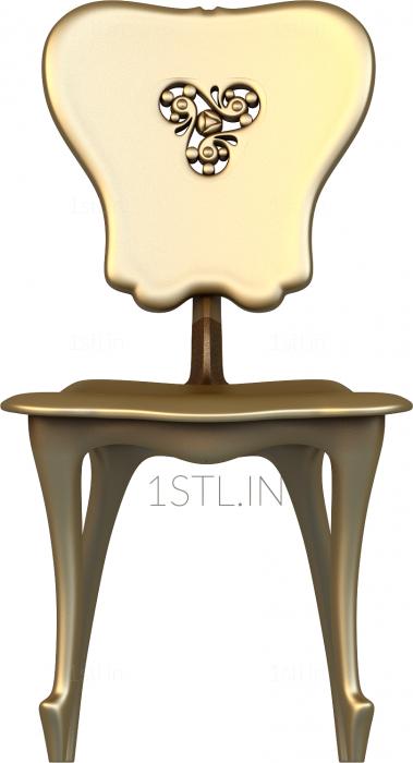 Chair (STUL_0024) 3D model for CNC machine