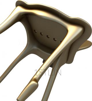 Chair (STUL_0024) 3D model for CNC machine