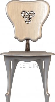 Chair (STUL_0024) 3D model for CNC machine