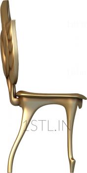 Chair (STUL_0025) 3D model for CNC machine