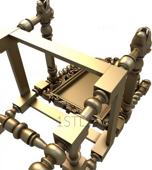 Chair (STUL_0027) 3D model for CNC machine