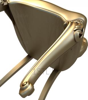 Chair (STUL_0032) 3D model for CNC machine