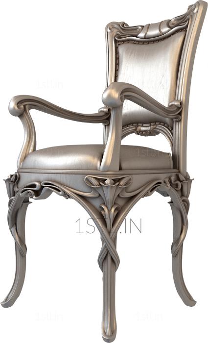 Chair (STUL_0042) 3D model for CNC machine