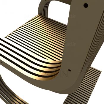 Chair (STUL_0057) 3D model for CNC machine