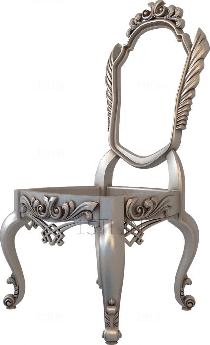 Chair (STUL_0086) 3D model for CNC machine