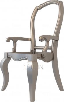 Chair (STUL_0095) 3D model for CNC machine