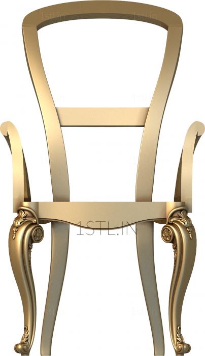 Chair (STUL_0105) 3D model for CNC machine