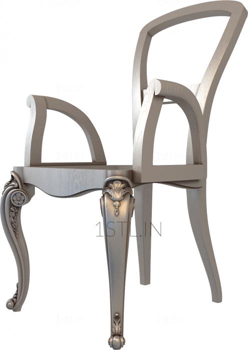 Chair (STUL_0105) 3D model for CNC machine