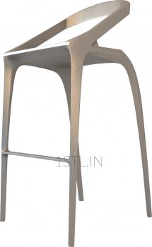 Chair (STUL_0122) 3D model for CNC machine