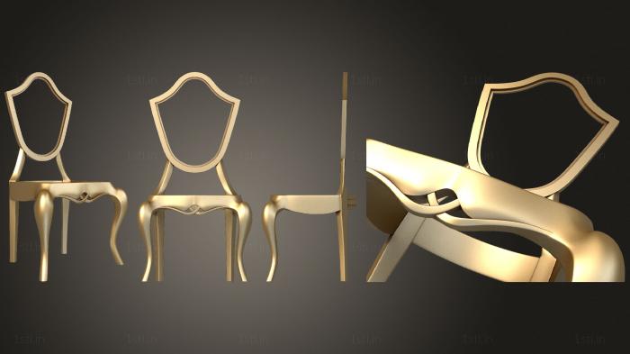 Chair (STUL_0139) 3D model for CNC machine