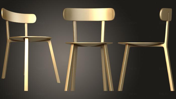 Chair (STUL_0142) 3D model for CNC machine