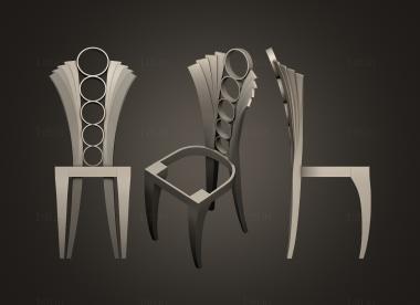 Chair (STUL_0147) 3D model for CNC machine