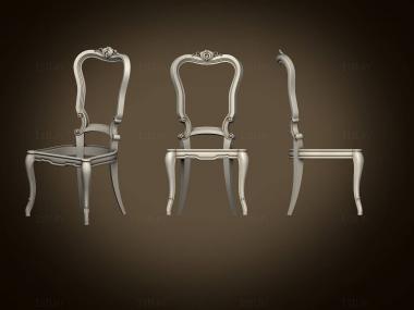 Chair (STUL_0150) 3D model for CNC machine