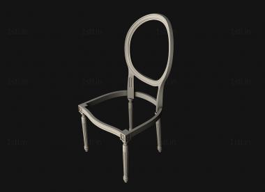 Chair (STUL_0157) 3D model for CNC machine