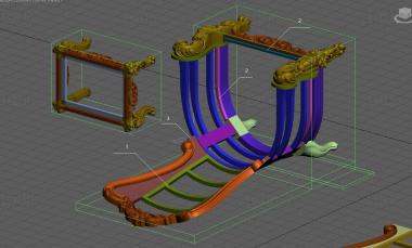 Chair (STUL_0163) 3D model for CNC machine