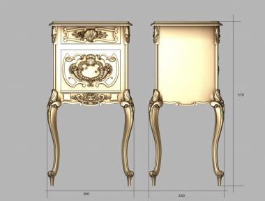 Stand (TM_0147) 3D model for CNC machine