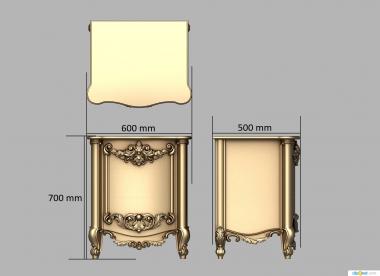 Stand (TM_0155) 3D model for CNC machine