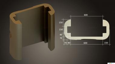 Stand (TM_0156) 3D model for CNC machine