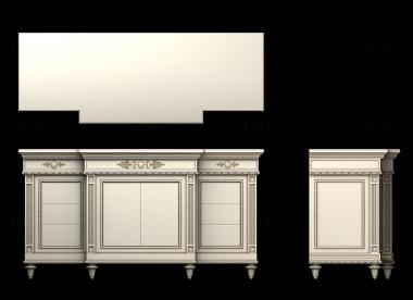 Stand (TM_0161) 3D model for CNC machine