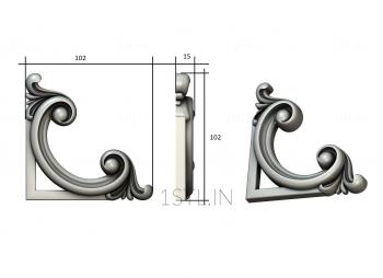 Corner (UG_0177) 3D model for CNC machine