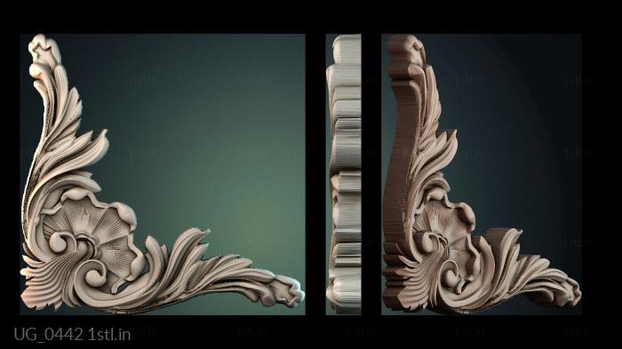 कोने (UG_0442) सीएनसी मशीन के लिए 3D मॉडल