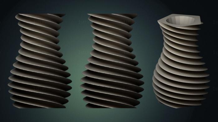 Vases (VZ_0834) 3D model for CNC machine