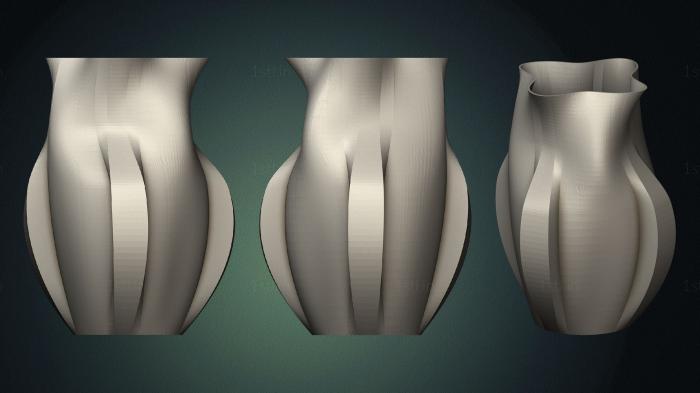 Vases (VZ_1270) 3D model for CNC machine