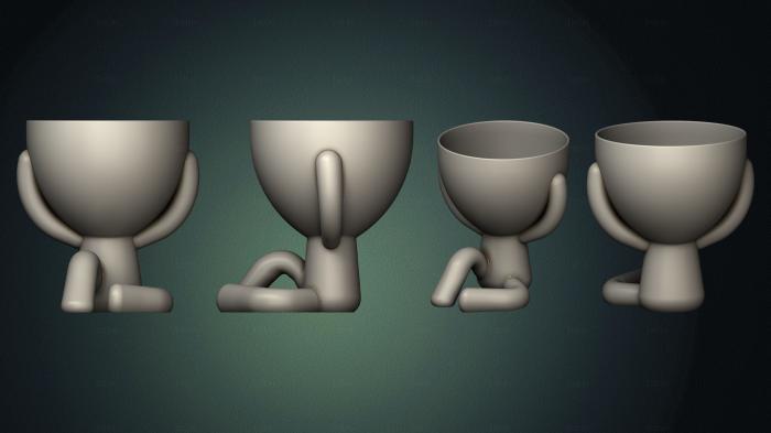 Vases (VZ_1365) 3D model for CNC machine