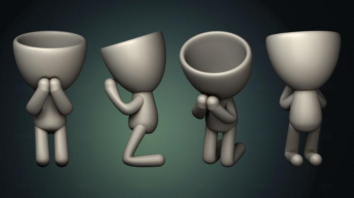 Vases (VZ_1393) 3D model for CNC machine