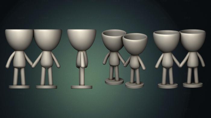 Vases (VZ_1397) 3D model for CNC machine