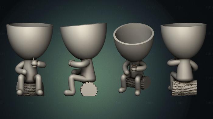 Vases (VZ_1409) 3D model for CNC machine